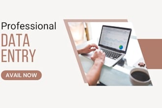 do data entry and data typing work for you