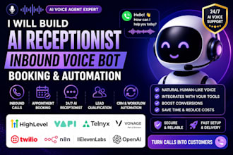 saas inbound voice bot membership booking bot gohighlevel vapi ai telnyx vonage