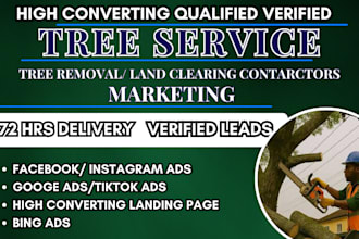 tree service leads tree removal facebook ads tree care google ads tree marketing