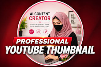design professional youtube thumbnails in canva