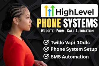 setup gohighlevel phone system, IVR, call routing, SMS and lc phone twilio 10dlc