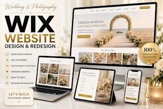 design wix wedding website, wix photography portfolio, wix redesign, wix website
