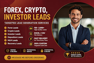 deliver quality forex recovery leads
