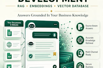 build a custom rag chatbot with your data and vector database