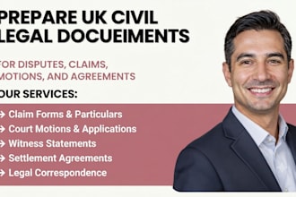 write court legal documents, lawsuit, complaints, motions, petition, appeals