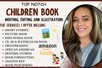 be children book editor children book writer kids illustration proofreading