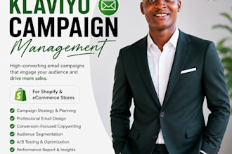 create high converting klaviyo email campaigns for shopify