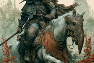 design a professional fantasy book cover art