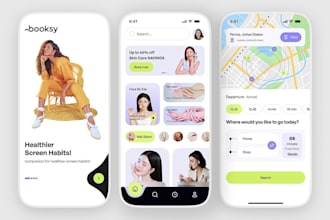 build luxury salon booking app or salon marketplace app with admin dashboard