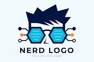 design hackathon tech event developer startup logo design