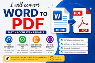 convert microsoft word documents to PDF