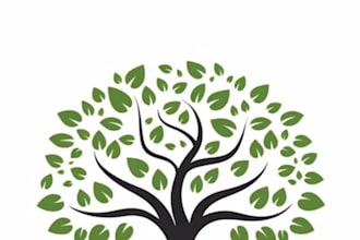 design unique tree service logo for you