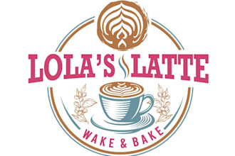 design a professional coffee cup logo for your  coffee brand