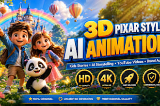 3d pixar style ai animation 3d ai animation storytelling 3d pixar animation
