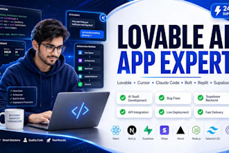 build, fix or deploy lovable, cursor, replit,  and lovable app