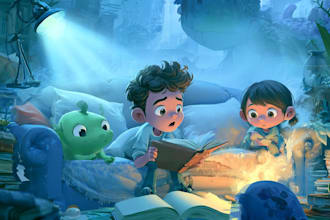 do a children book series with magical art