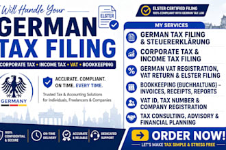 german tax filling corporate tax bookkeeping income tax steuerberater german vat