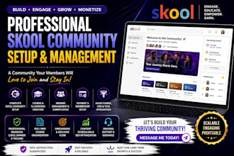 setup skool community, kajabi, gohighlevel website