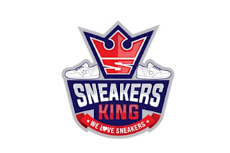 design unique super sneaker store logo