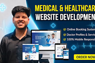 develop modern medical website for clinics, hospitals and healthcare