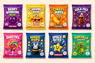 design premium product packaging, label,box and pouch design