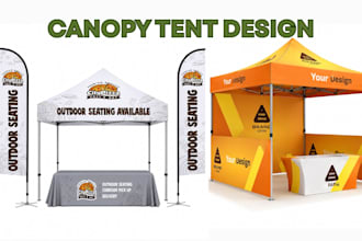 design canopy tent, table cover feather flag tent design trade booth show