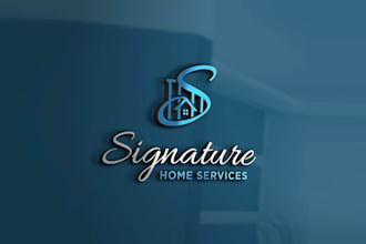 design wordmark home services logo