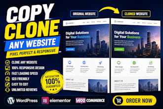 copy clone website and duplicate redesign website
