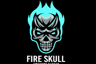 do motorcycle club gaming team tattoo studio rock skull logo