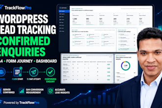 set up wordpress lead tracking with a confirmed enquiry dashboard