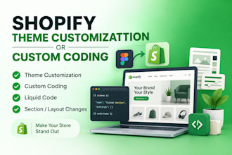 do shopify theme customization or shopify custom coding