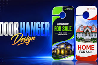 design a flyer, poster, door hanger or business card