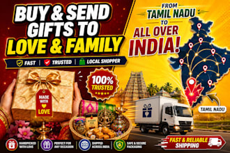 buy and courier gifts from tamil nadu india to your family