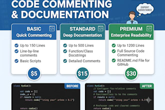 add professional code comments and document your source code