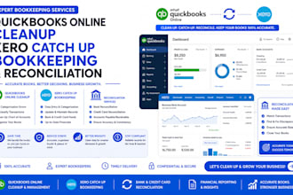 do quickbooks online cleanup xero catch up bookkeeping and reconciliation
