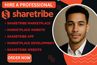 setup sharetribe marketplace, develop sharetribe go flex, mvp website SEO