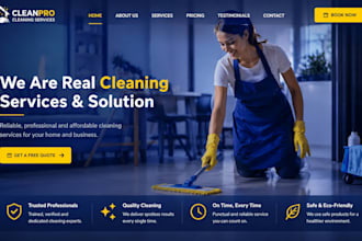 design wix pressure washing website power washing busines website