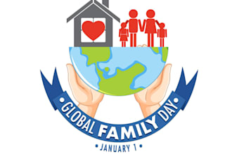 do family event organization school community gathering logo