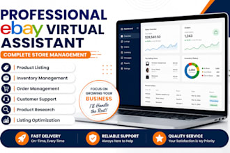 be your ebay virtual assistant for complete store management