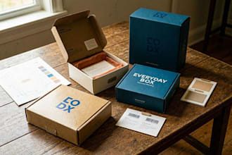create subscription box design, mailer box, packaging box design