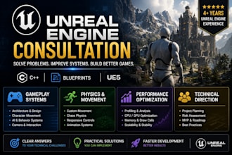 deliver advanced unreal engine gameplay development, debugging, and optimization