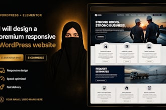 design a premium responsive wordpress website