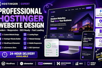 hostinger website design wordpress website hostinger redesign expert