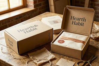 design product packaging box, amazon box