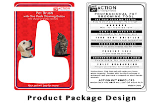 create a design for product packaging or print media
