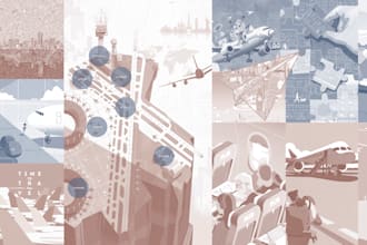 architectural poster and maps