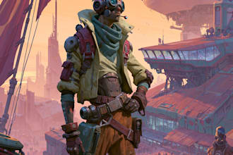 do star wars and sci fi illustration