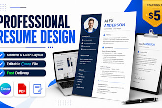 redesign your resume into a modern professional CV