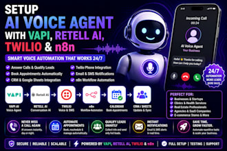 setup ai voice agent with vapi retell ai twilio and n8n automation vapi ai call
