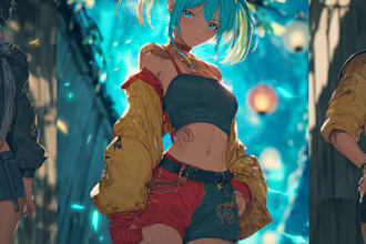 draw beautiful anime art